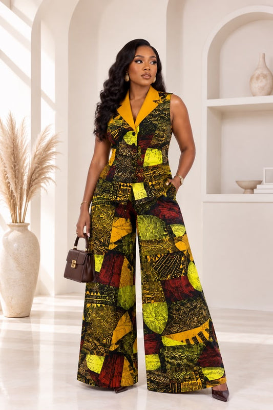 T-Baj Ankara 2-Piece Pant Set