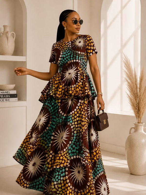 Fifi Adire 2-Piece Skirt Set