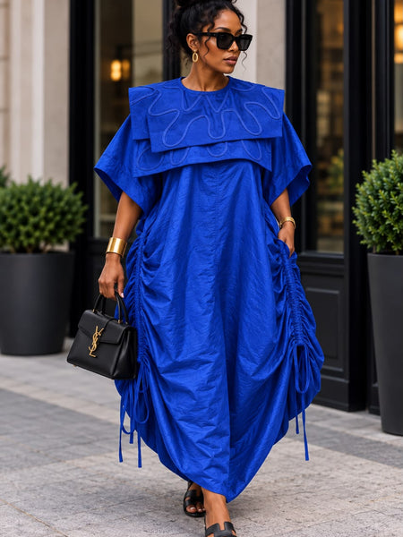 The Queen of NYC Adjustable Boubou Kaftan – Flowing Maxi Dress