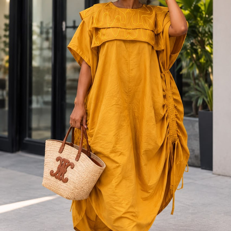 The Queen of NYC Adjustable Boubou Kaftan – Flowing Maxi Dress