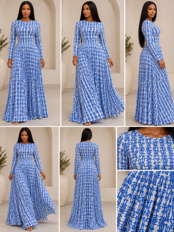NANSIRA 2-PIECE PLISSE SKIRT SET