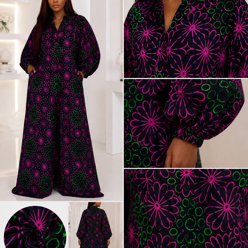 The Zaria Button-Down Shirt Dress