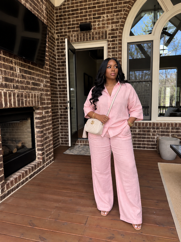 CARLINE LINEN 2-PIECE SET