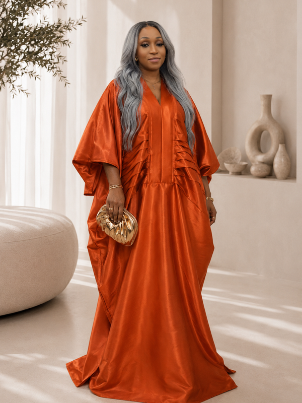 LEBA Damax Boubou Kaftan – Luxury African Maxi Dress