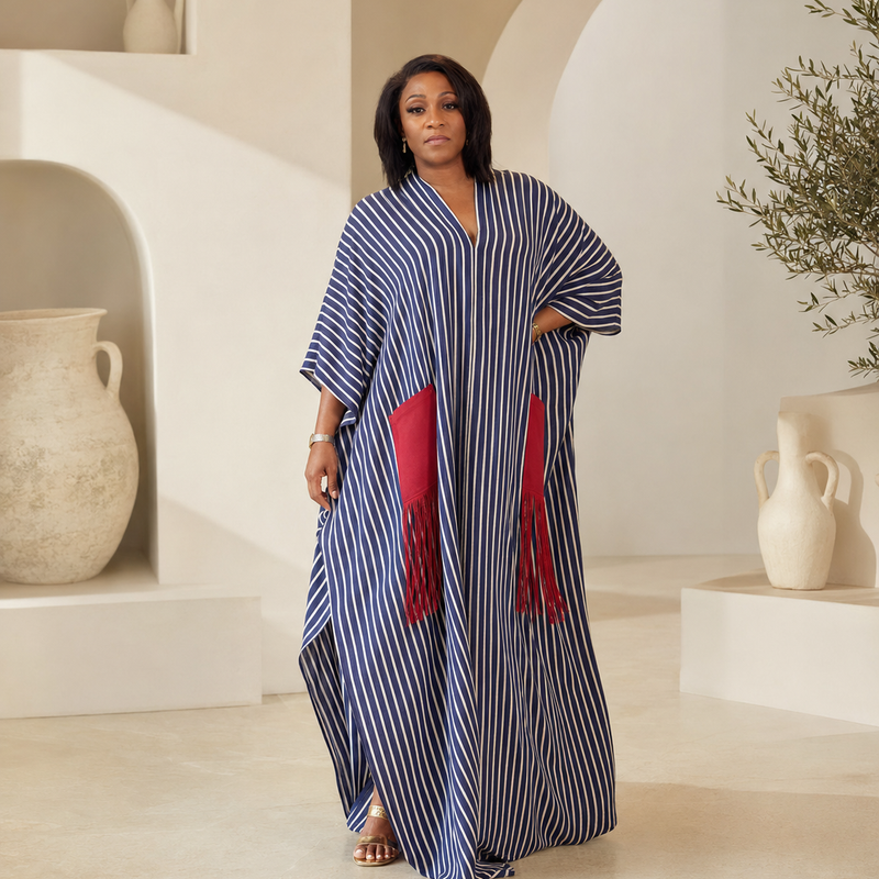 Kanene Linen Boubou Kaftan