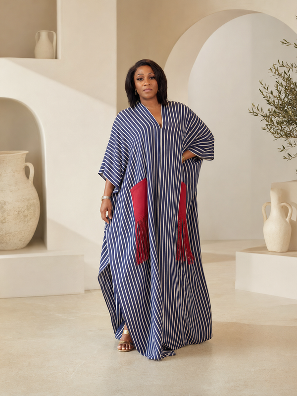 Kanene Linen Boubou Kaftan