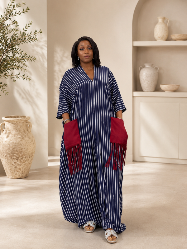 Kanene Linen Boubou Kaftan