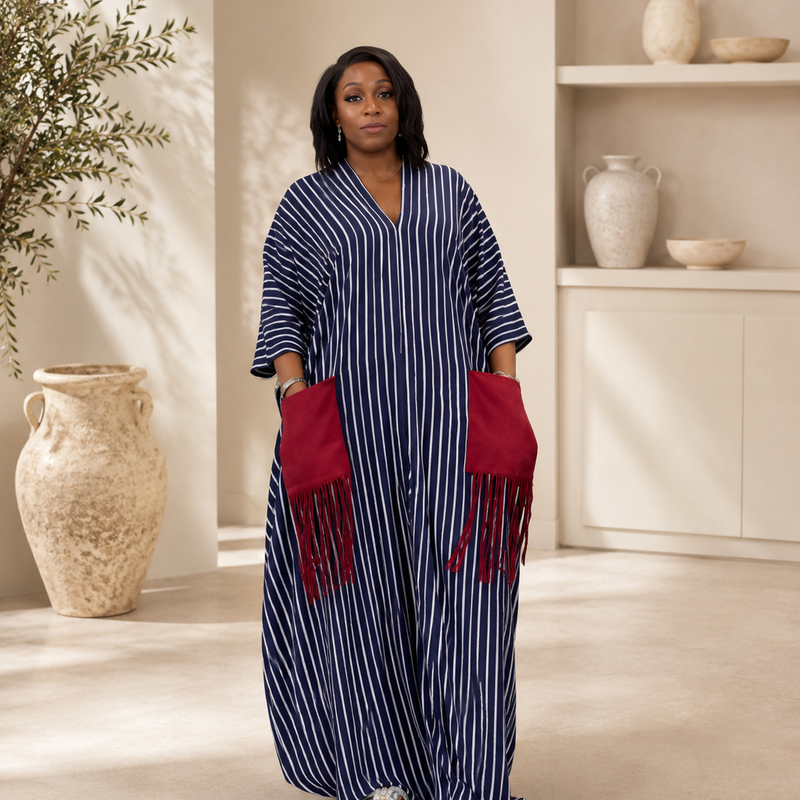 Kanene Linen Boubou Kaftan