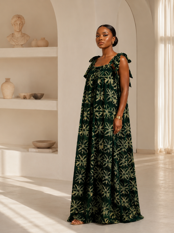 Marushka Adire Flowy Dress