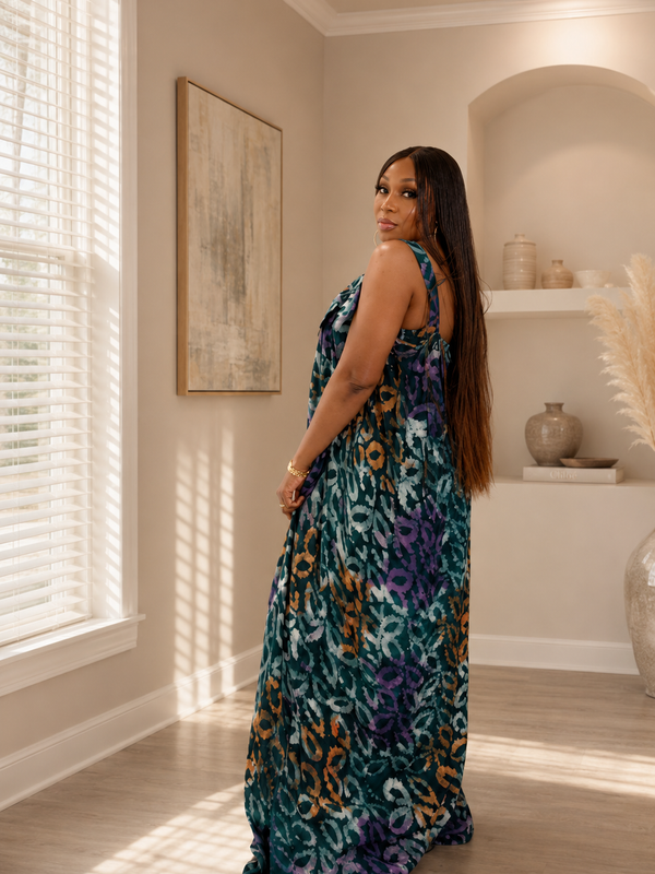Marushka Adire Flowy Dress