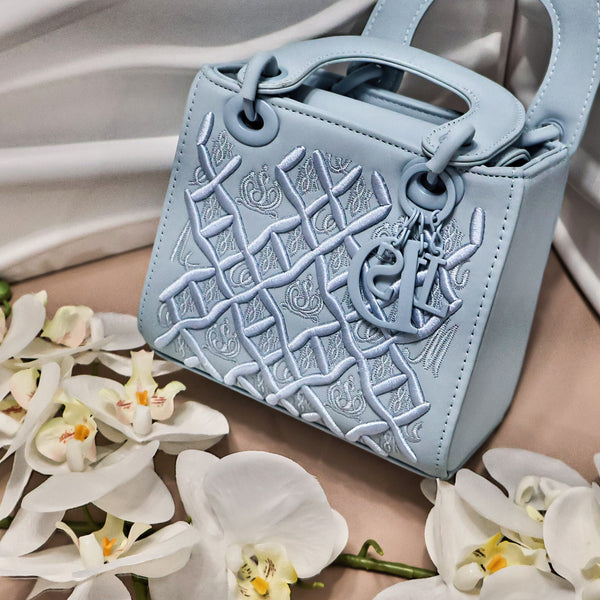 EMBROIDERED MINI TOTE BAG