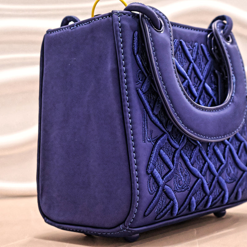 EMBROIDERED MINI TOTE BAG