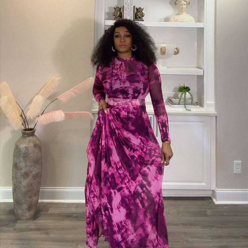 Cassie 2-Piece mesh & skirt set