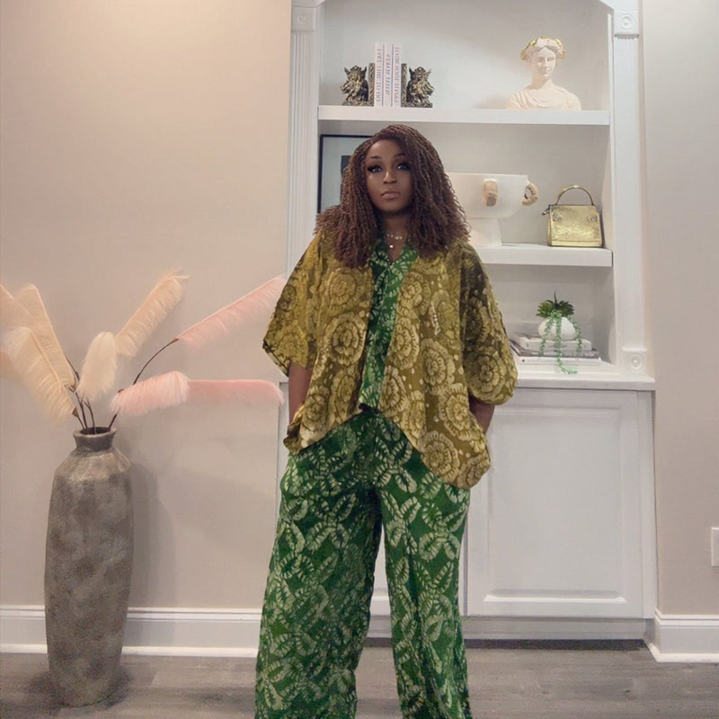 Amanda Adire 2-piece pant set