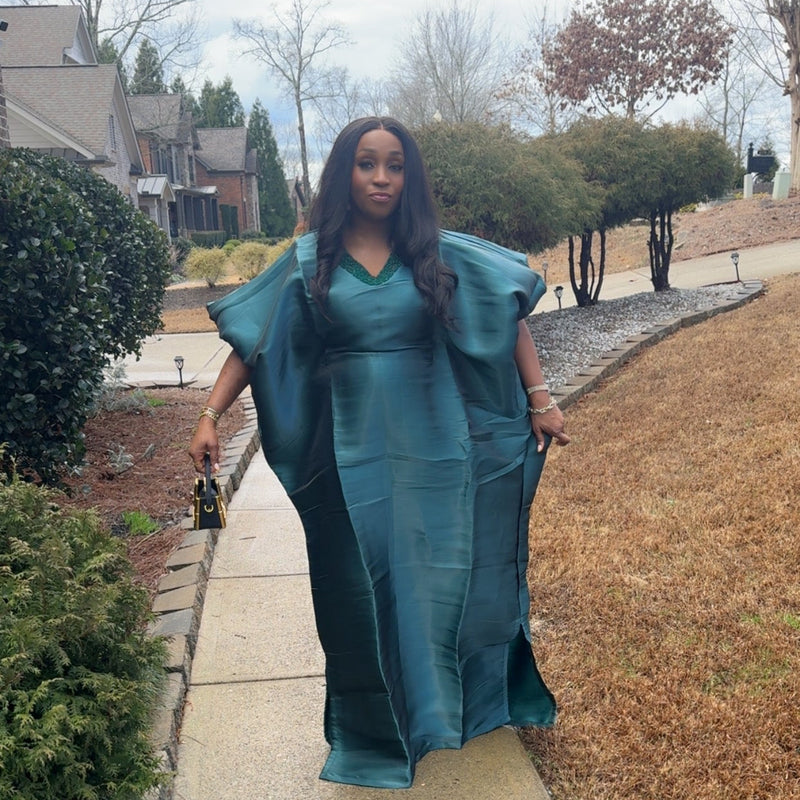 Lolo Luxe Beaded Kaftan | Luxury African Kaftan Dress | AsoÉlan