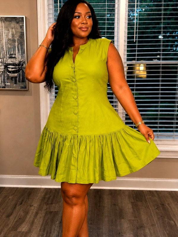 Kia Shirley Ruffled Dress