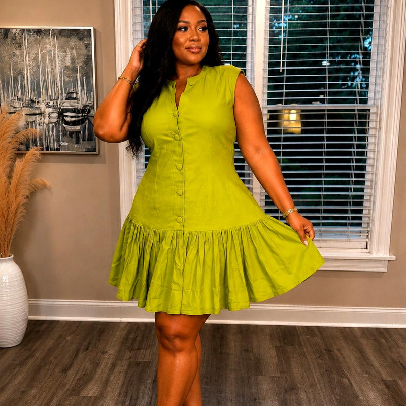Kia Shirley Ruffled Dress