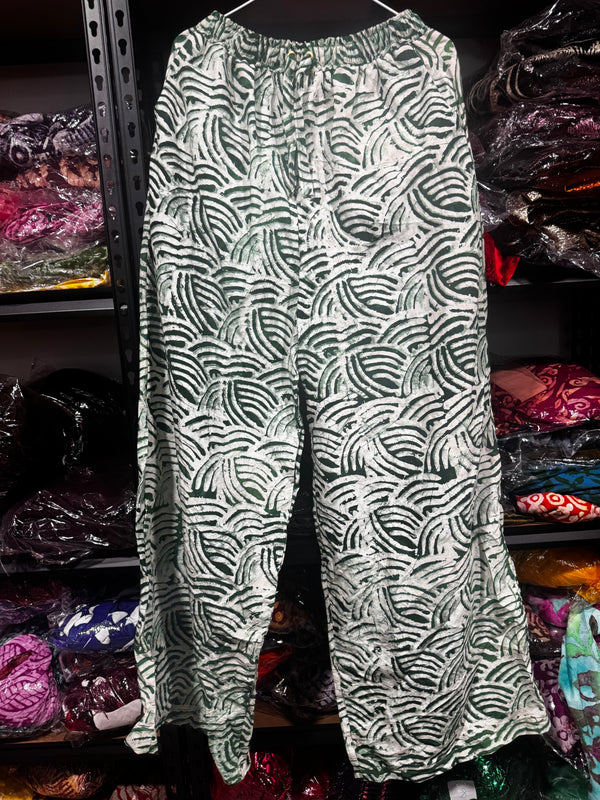 Khalani Luxe Tie-Dye Draped Pant Set